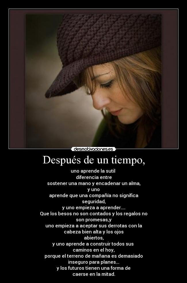 Después de un tiempo, - 
