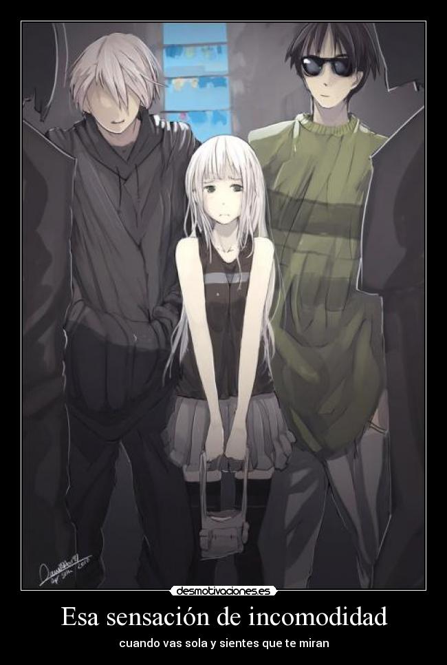 Esa sensación de incomodidad -