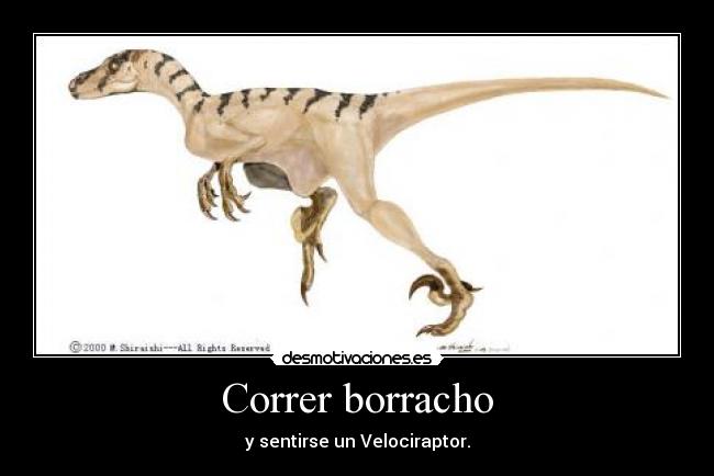 Correr borracho -