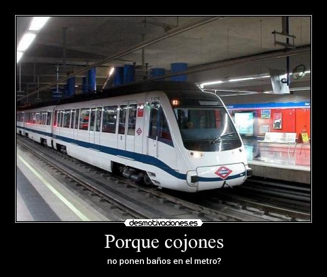Porque cojones -