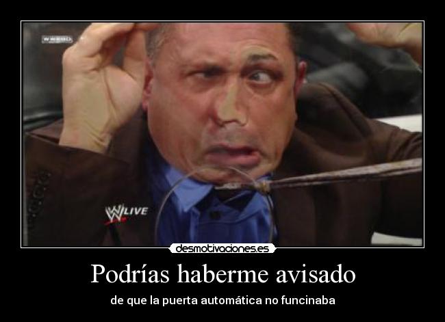 Podrías haberme avisado - 