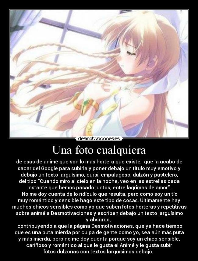 carteles mierda mierda mas mierda anime gilipolleces gente hortera repulsiva repetitiva cursi dulzona desmotivaciones