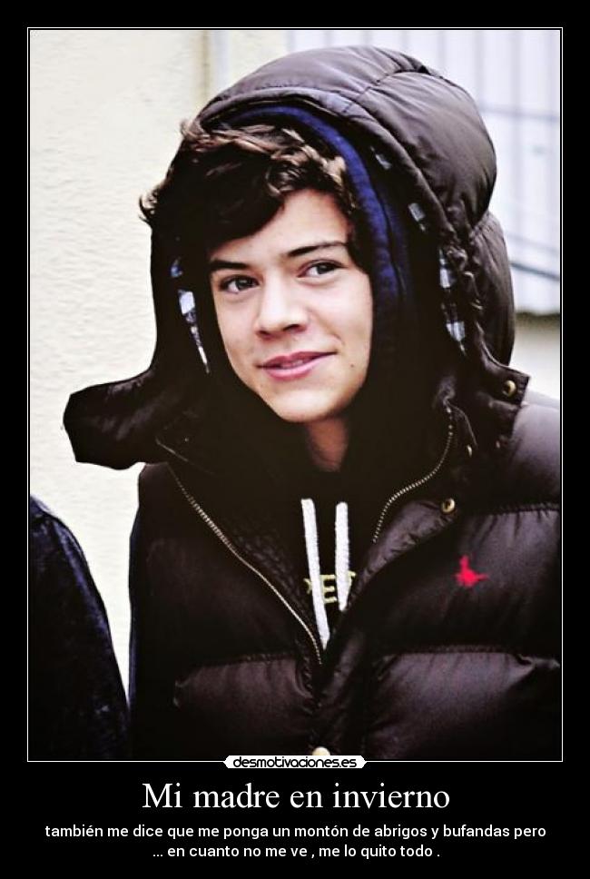 Mi madre en invierno -
