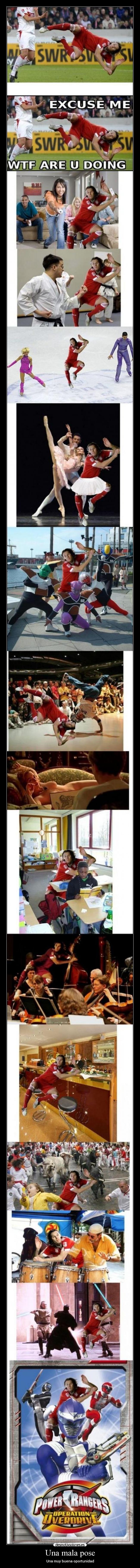 Una mala pose - Una muy buena oportunidad