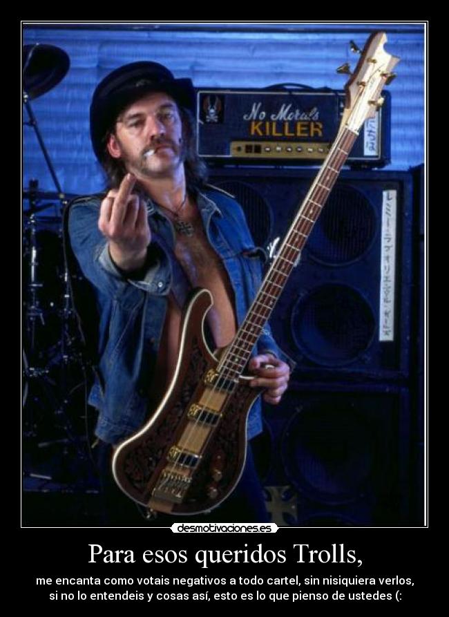 carteles pela seriamente que infleis negativos lemmy desmotivaciones