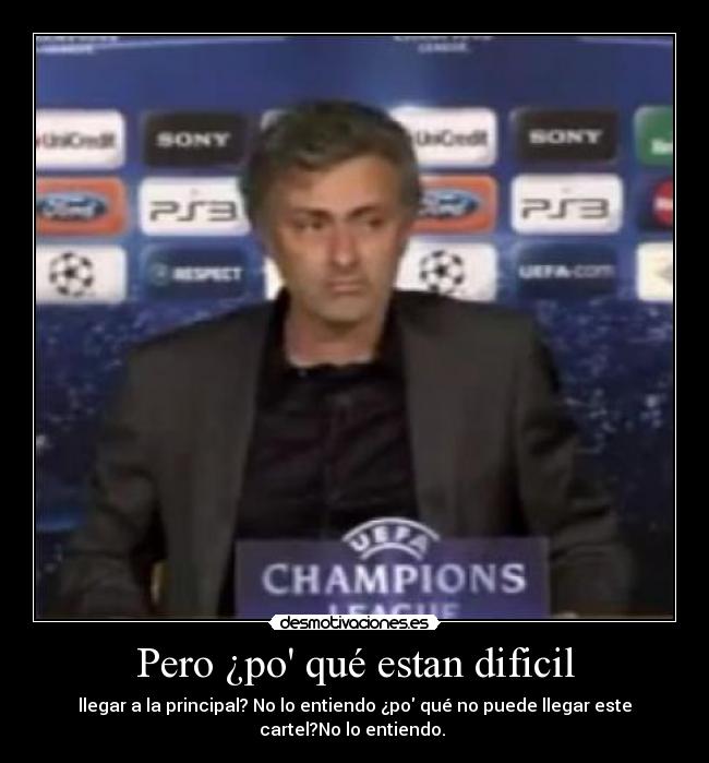 Pero ¿po qué estan dificil - 