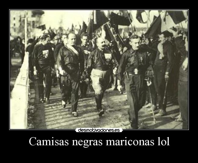 Camisas negras mariconas lol -