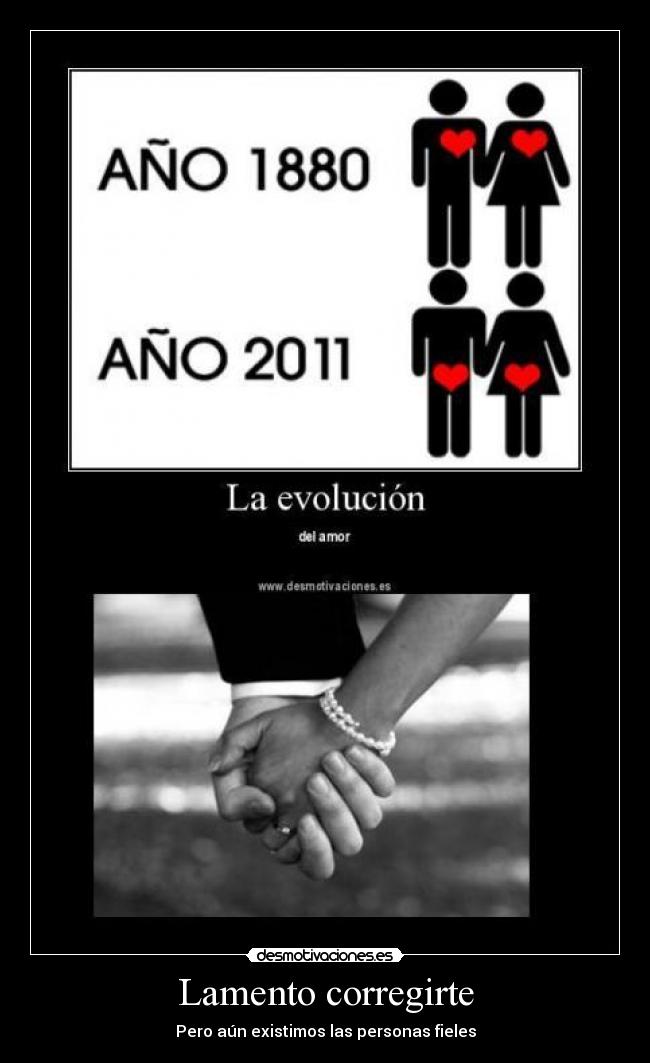 Lamento corregirte - 