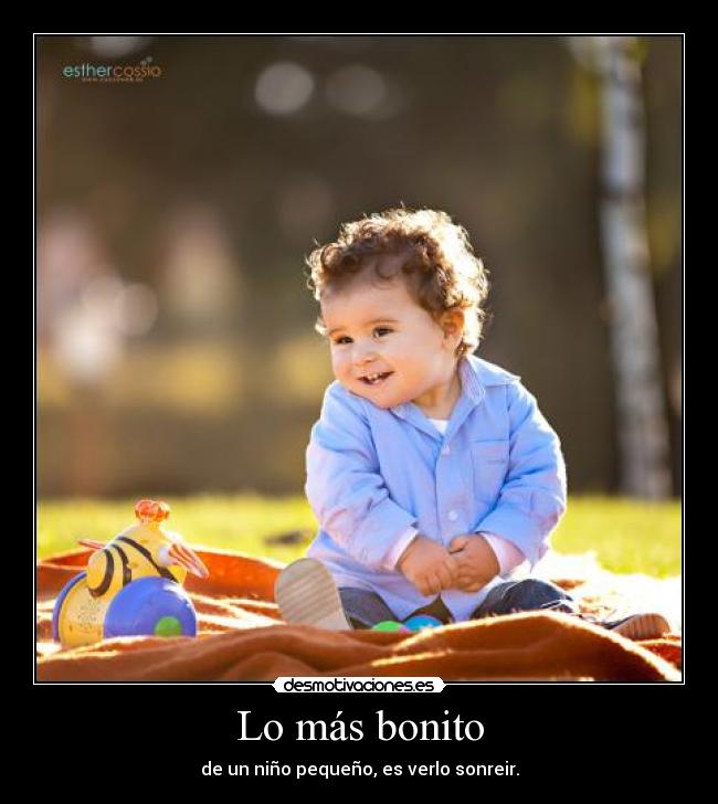 Lo más bonito -