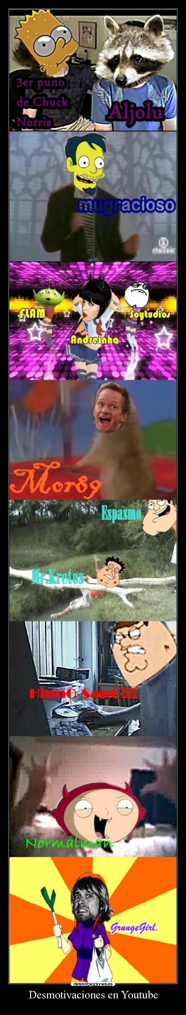 Desmotivaciones en Youtube -