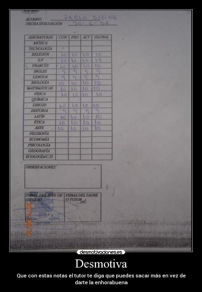 carteles notas notazas futbol desmotiva profesores desmotivaciones