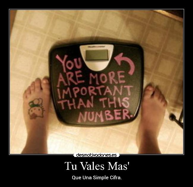 Tu Vales Mas - Que Una Simple Cifra.