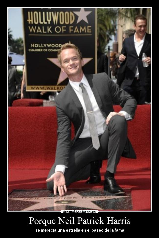 Porque Neil Patrick Harris - se merecía una estrella en el paseo de la fama