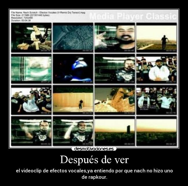 carteles nach efectos vocales rapkour desmotivaciones