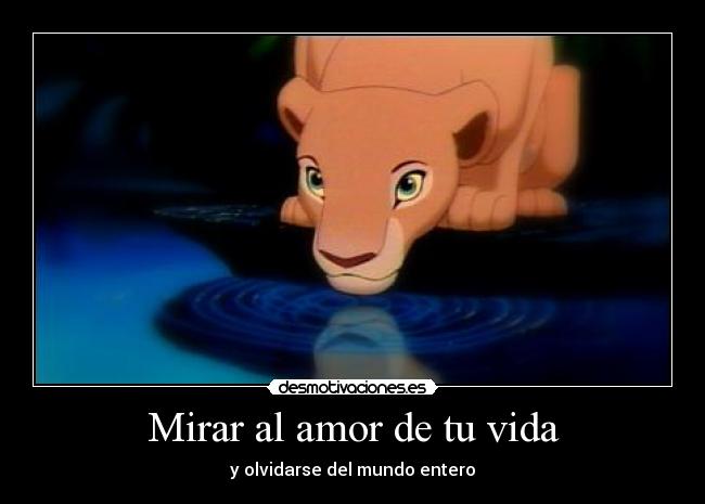 Mirar al amor de tu vida - y olvidarse del mundo entero