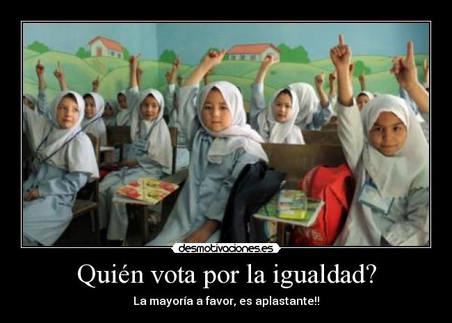 carteles igualdad desmotivaciones