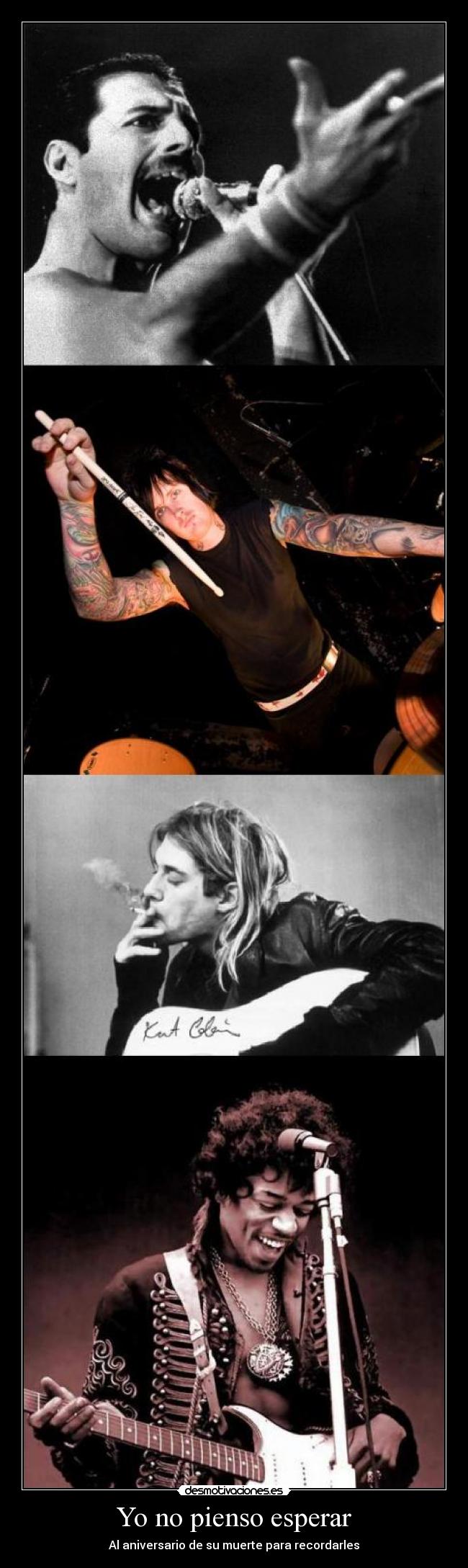 Yo no pienso esperar - Al aniversario de su muerte para recordarles
