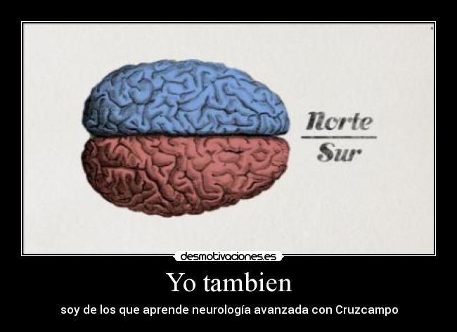 Yo tambien - soy de los que aprende neurología avanzada con Cruzcampo