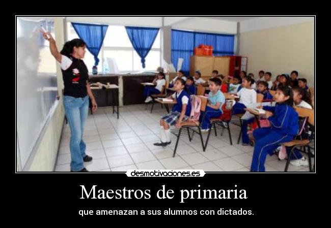 Maestros de primaria -