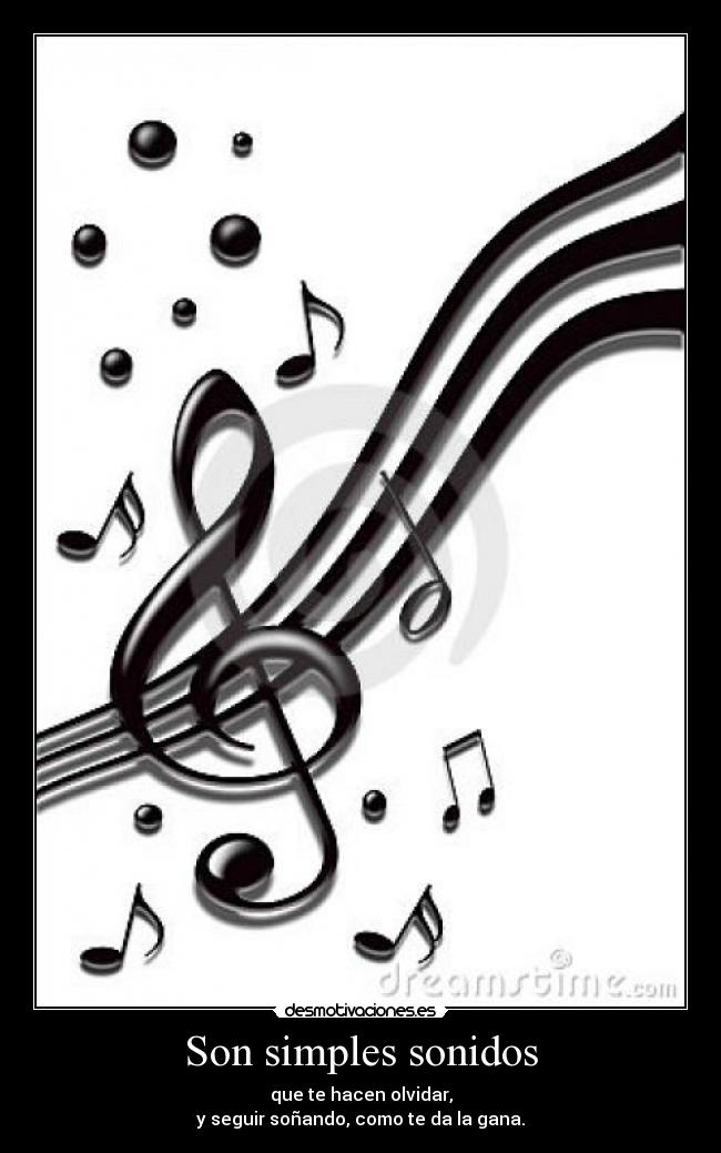 Son simples sonidos -