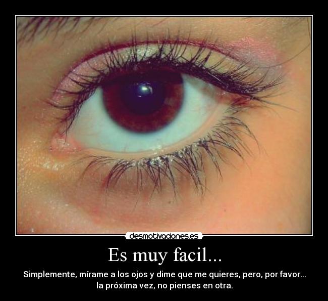 Es muy facil... -