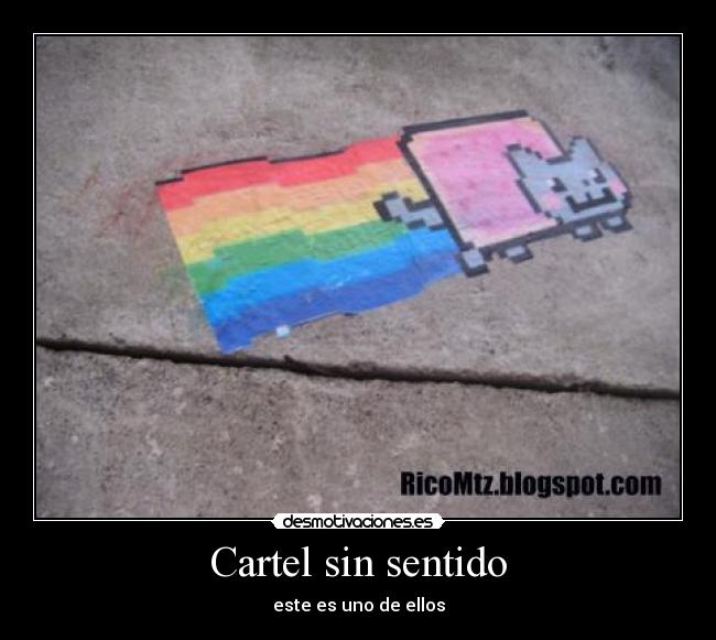 carteles nyan cat desmotivaciones