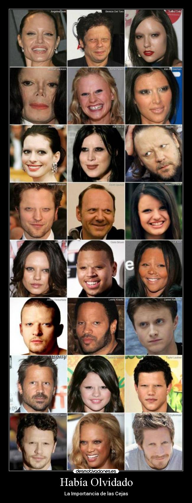 Había Olvidado - La Importancia de las Cejas