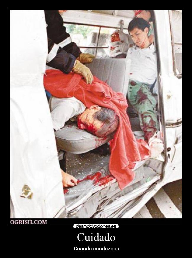 Cuidado - Cuando conduzcas