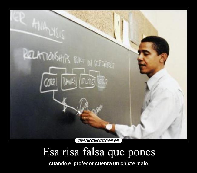 Esa risa falsa que pones -