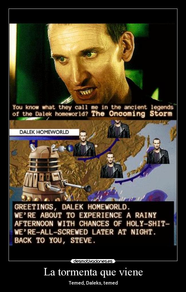 La tormenta que viene -