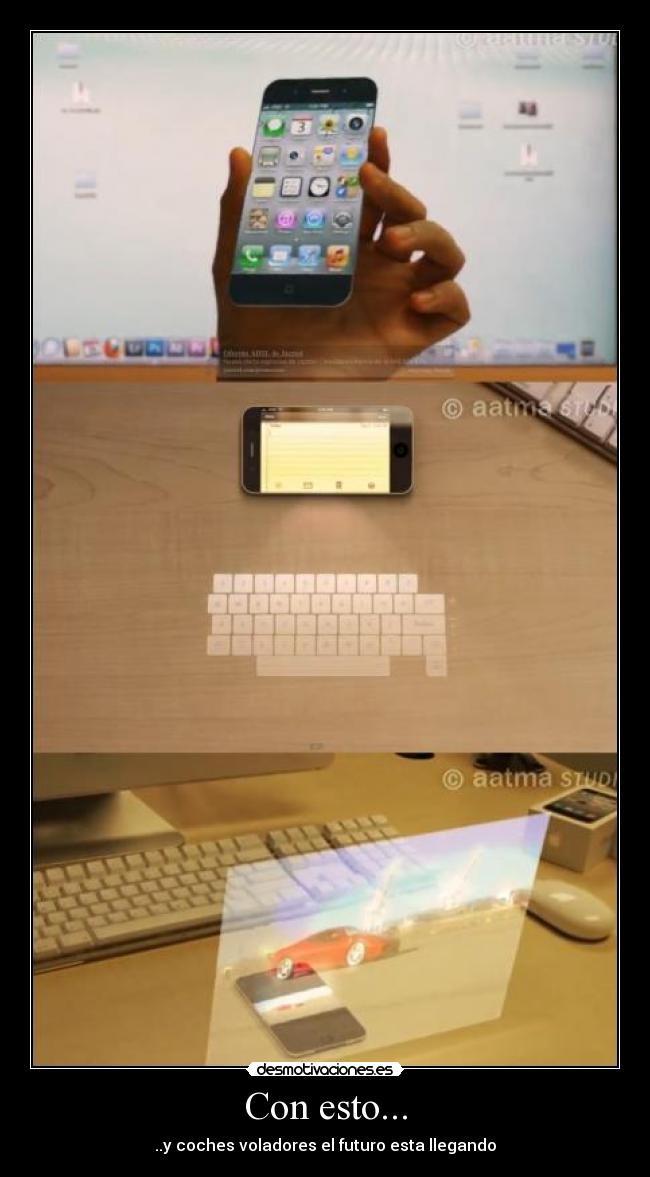 Con esto... - ..y coches voladores el futuro esta llegando