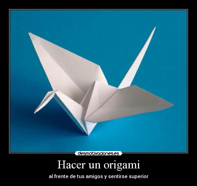 Hacer un origami - 