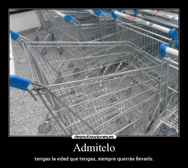 carteles carrito las compras para correr carreras supermercado desmotivaciones