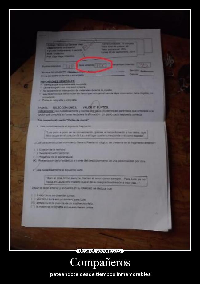 Compañeros - pateandote desde tiempos inmemorables