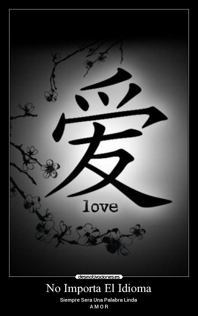 carteles idioma amor love desmotivaciones