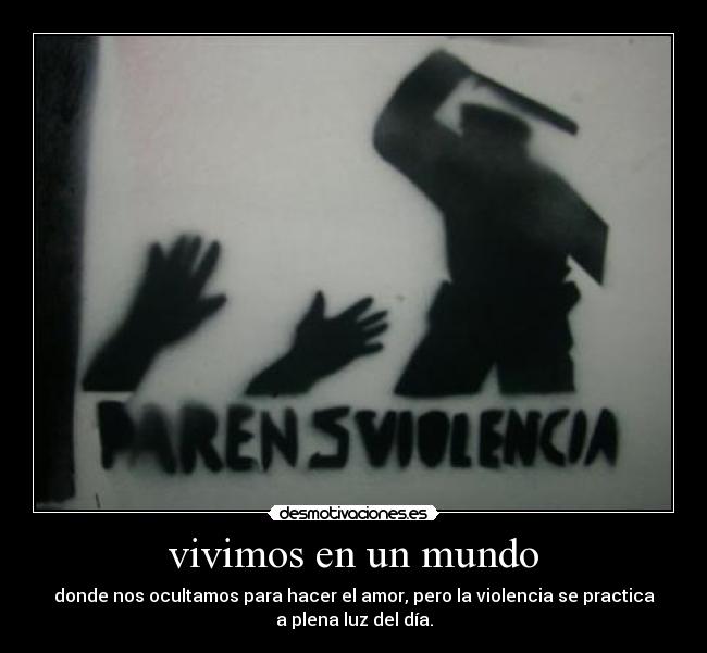 vivimos en un mundo - 