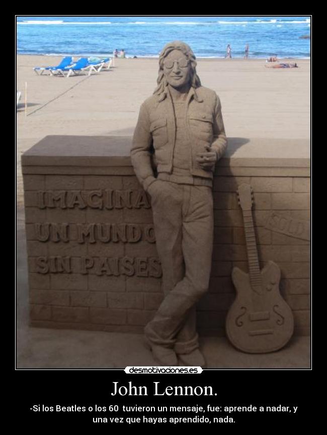 carteles imagine all the people living life peace desmotivaciones