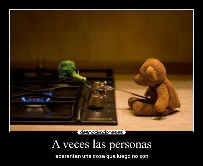 A veces las personas - 