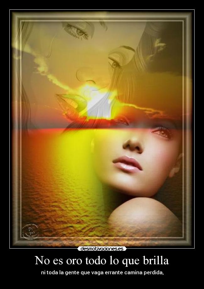 carteles oro gente caminar asoka desmotivaciones