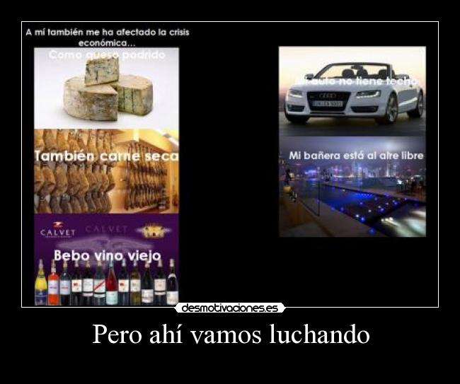 Pero ahí vamos luchando -