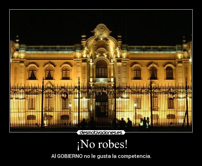 ¡No robes! - 