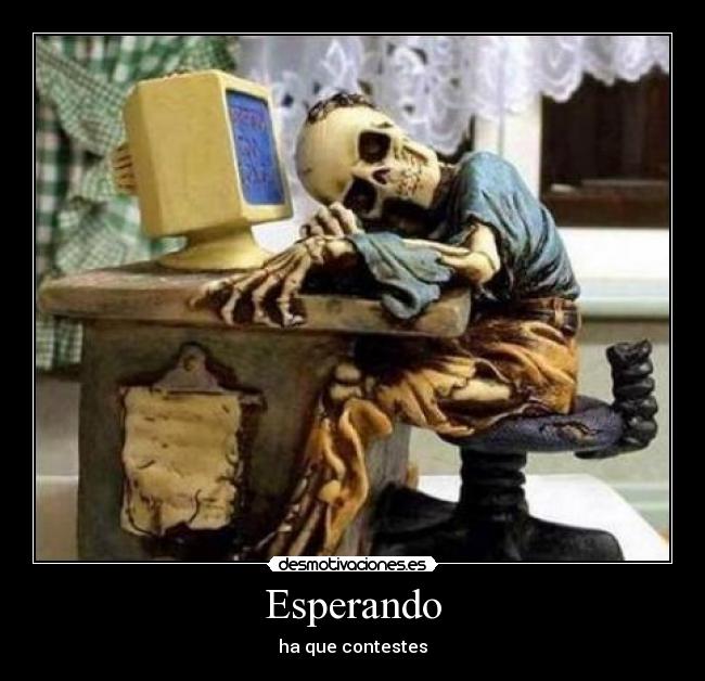 Esperando - ha que contestes