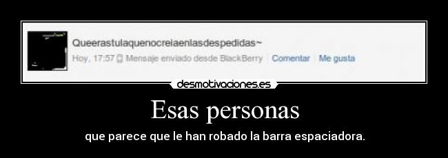 Esas personas - 