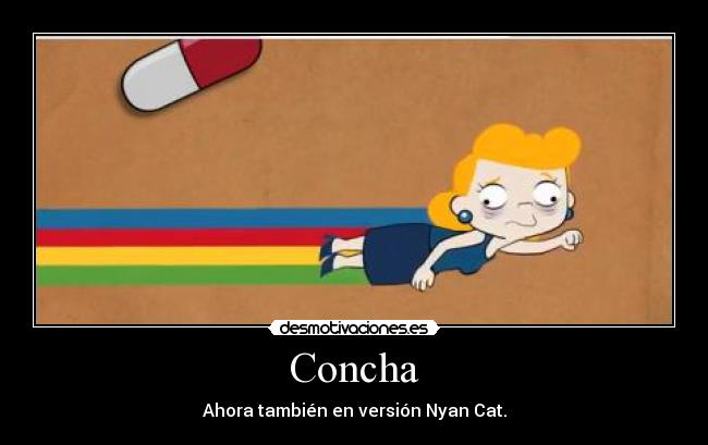 Concha - Ahora también en versión Nyan Cat.