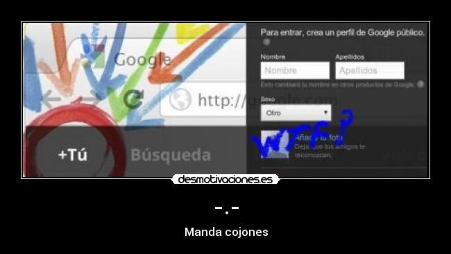 -.- - Manda cojones