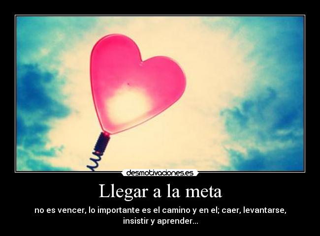 Llegar a la meta - 