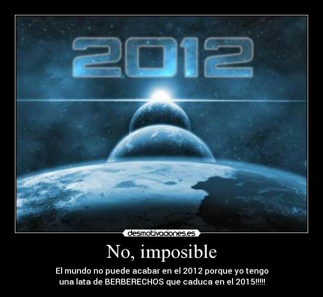 No, imposible -