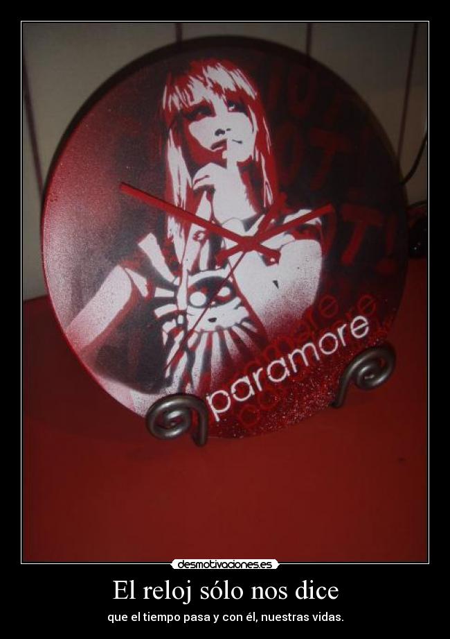 El reloj sólo nos dice -
