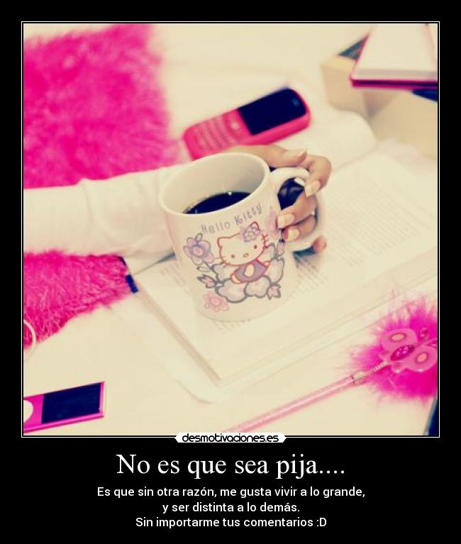 No es que sea pija.... - 