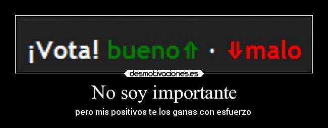 No soy importante - 